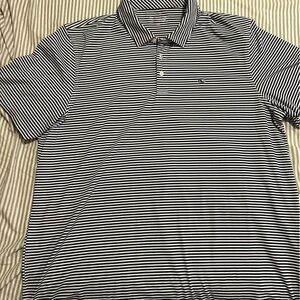 Navy and White Vinyard Vines golf polo